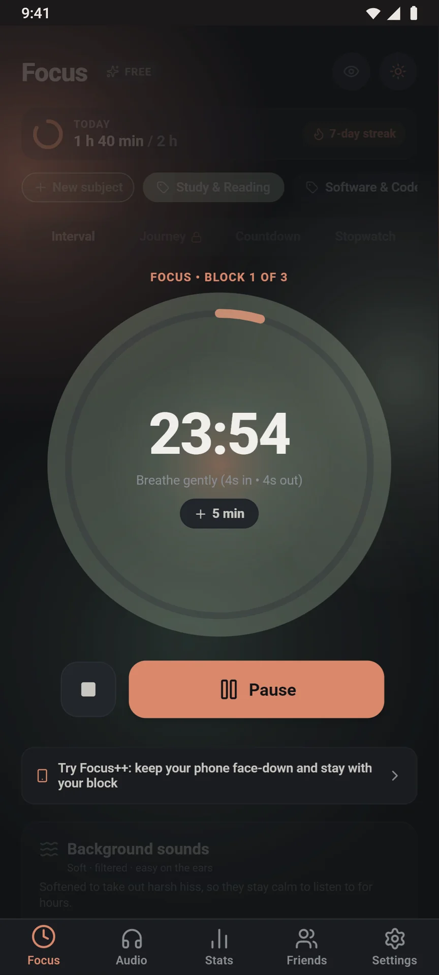 Four ways to focus