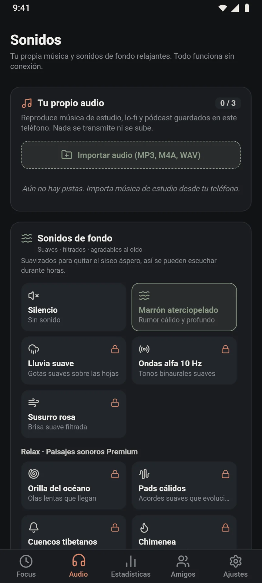 Sonidos pensados para estudiar